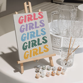 Mini Malen nach Zahlen – Girly Edition – 6 Mini-Gemäld-2
