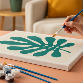 Malen nach Zahlen - 6 Mini-Gemälde | Moderner Matisse