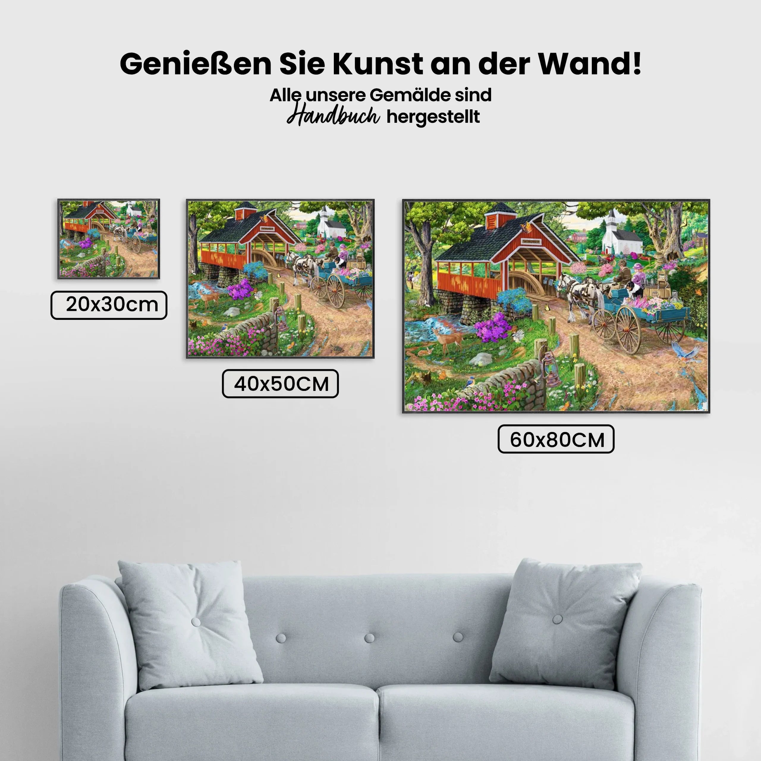 Naturlandschaft - Malen nach Zahlen