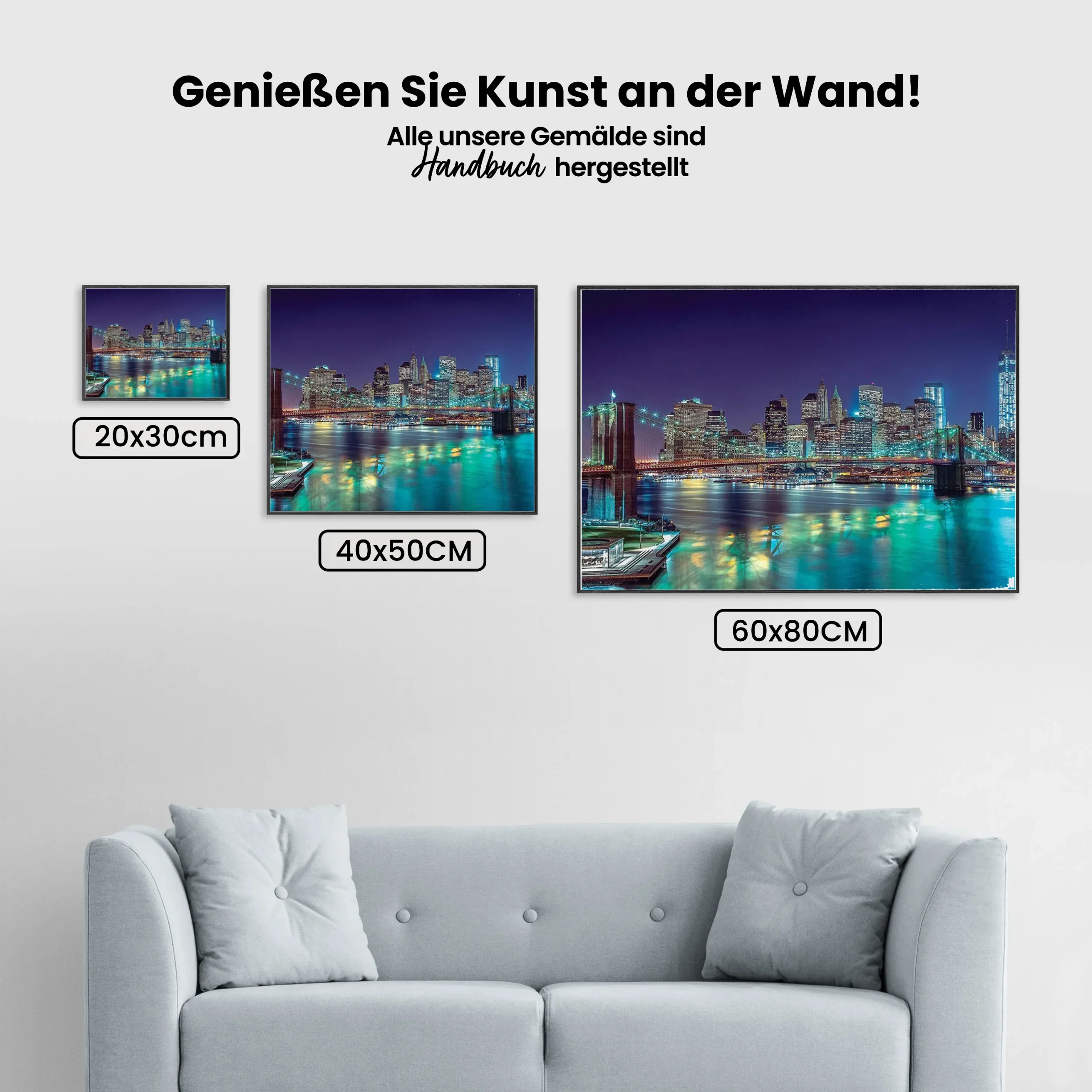 New York Skyline - Malen nach Zahlen