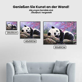 Pandabär - Malen nach Zahlen