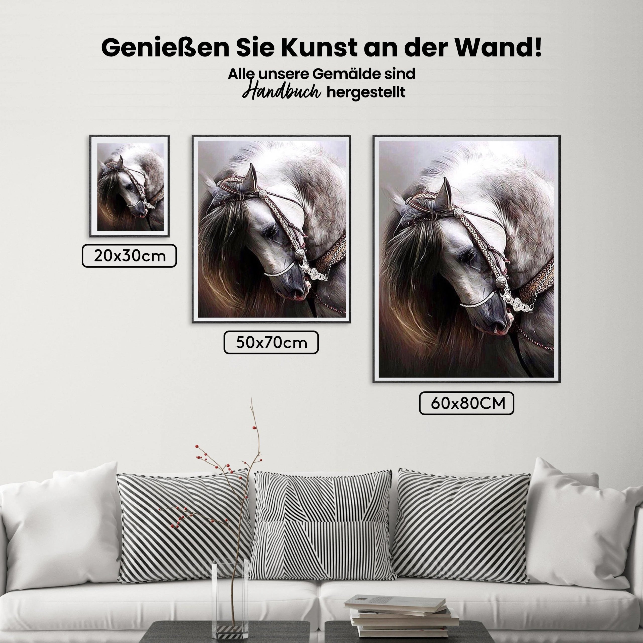 Pferd - Malen nach Zahlen