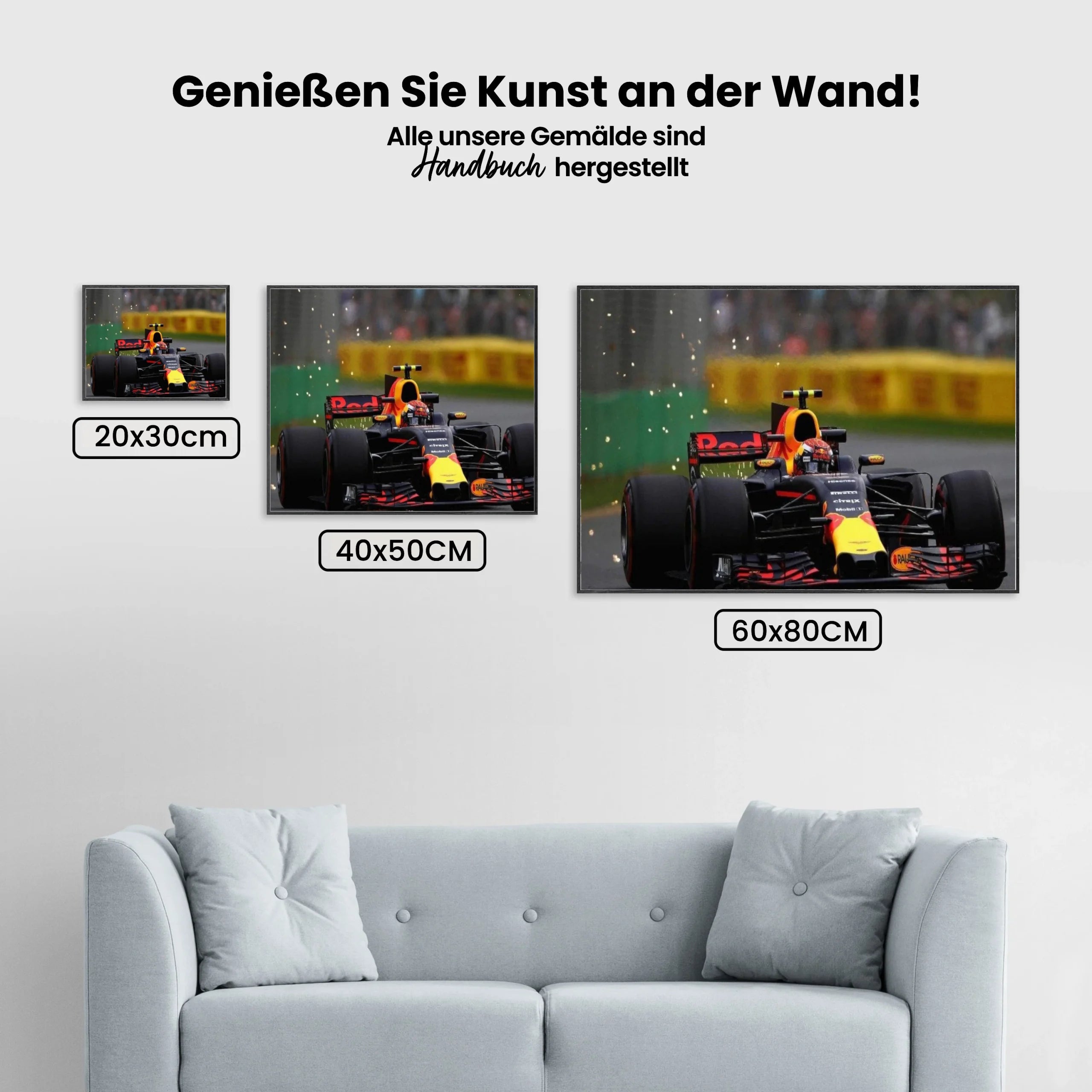 Rennauto - Malen nach Zahlen