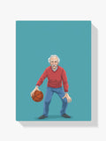 Schilderen-op-nummer-Basketbalspeler-Albert-Einstein