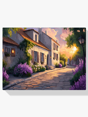 Malen nach Zahlen - Goldene Stunde in der Provence