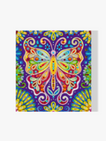 Schmetterling Bunt | Glow in the Dark - Malen nach Zahlen