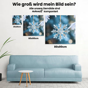 Schneeflocke - Malen nach Zahlen