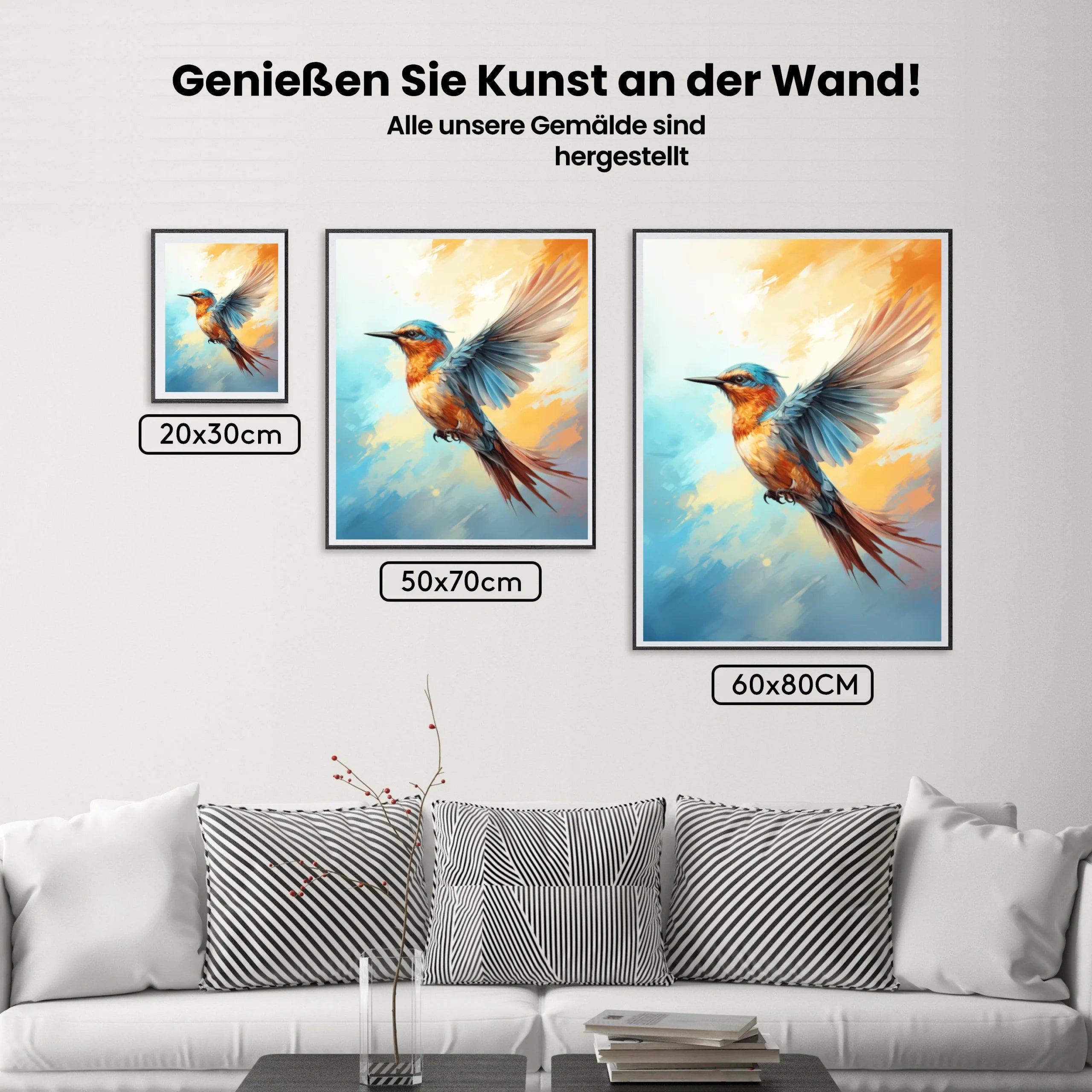 Schöner Vogel - Malen nach Zahlen