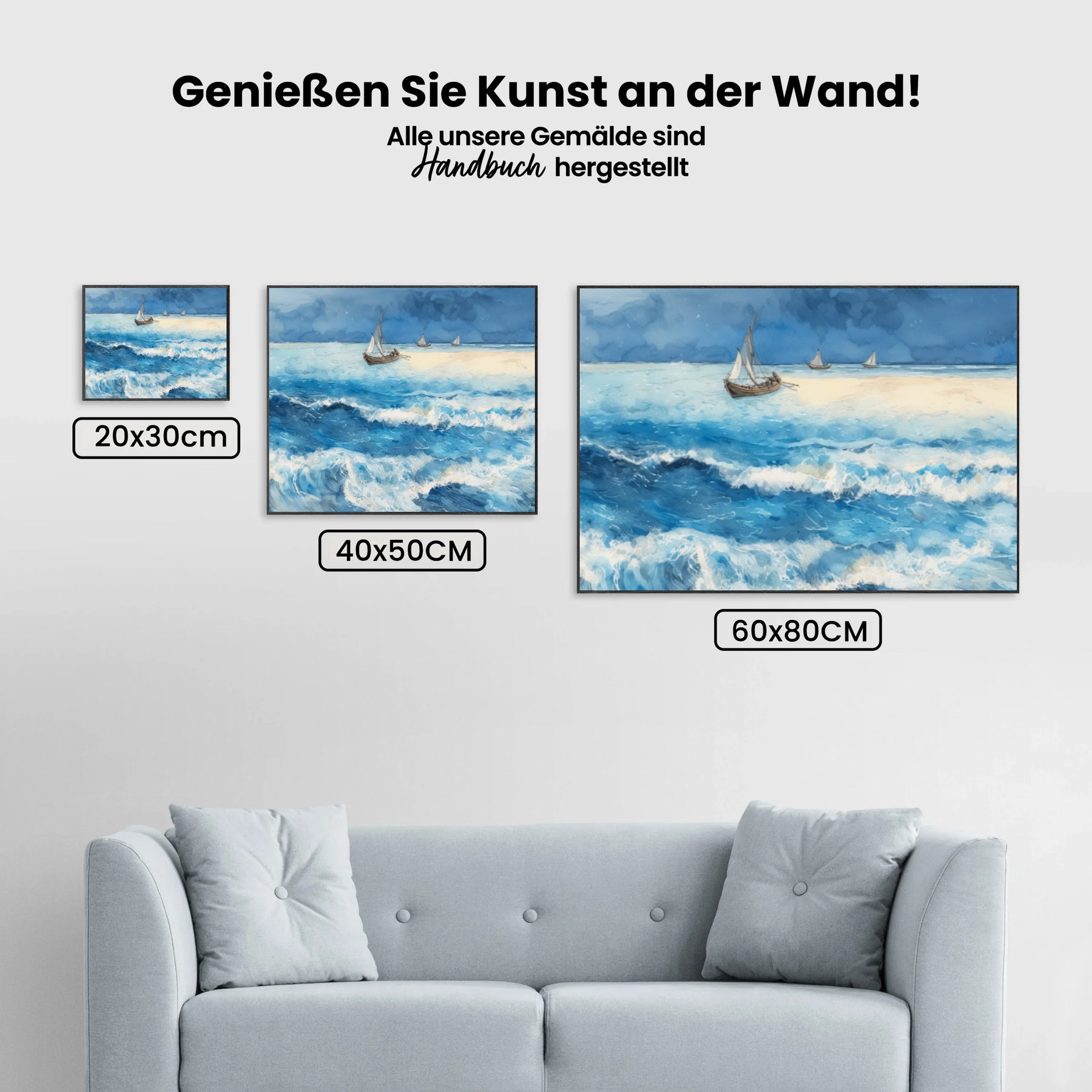 Segeln auf den azurblauen Wellen (1)
