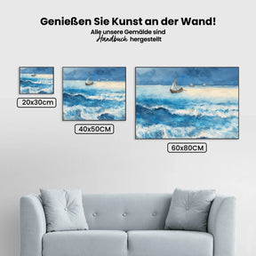 Segeln auf den azurblauen Wellen (1)