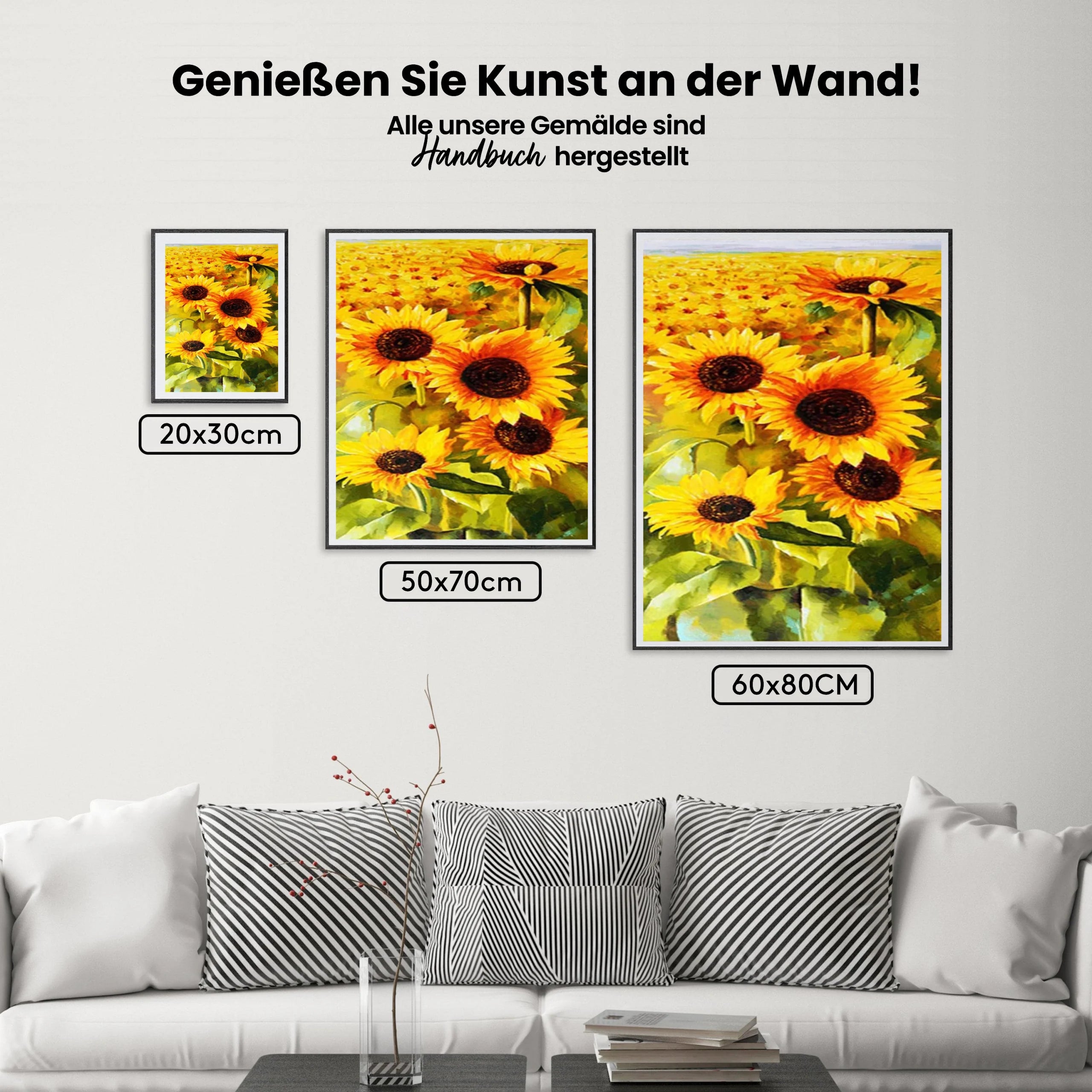 Sonnenblume XL - Malen nach Zahlen