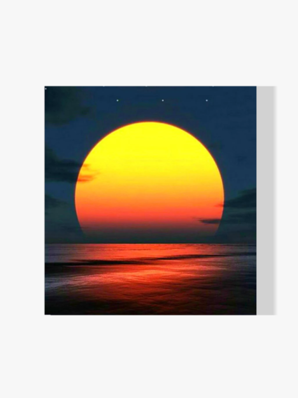 Sonnenuntergang - Malen nach Zahlen