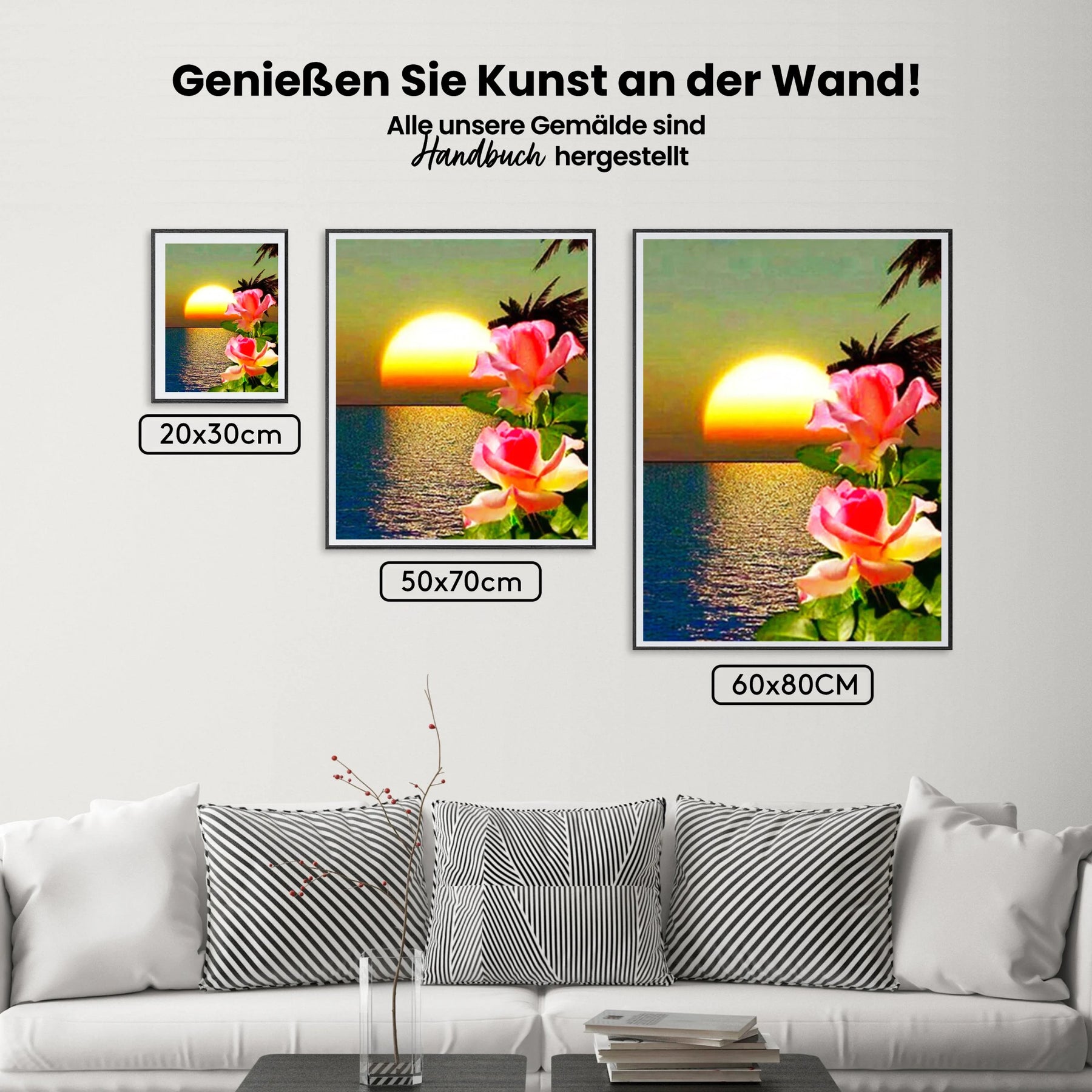 Sonnenuntergang - Malen nach Zahlen