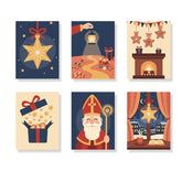 Malen nach Zahlen - 6 Mini-Gemälde | Stern-Dekoration