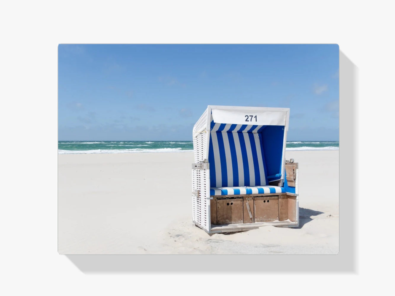 Sylt Strandkorb - Malen nach Zahlen