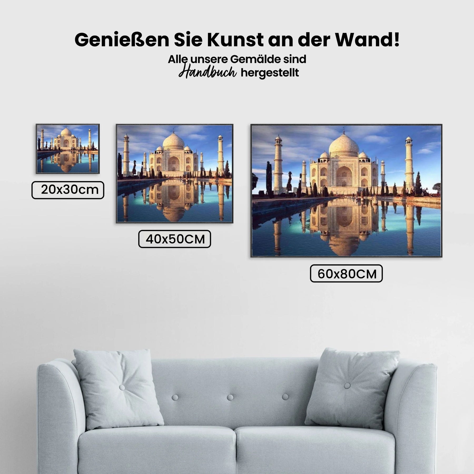 Taj Mahal - Malen nach Zahlen