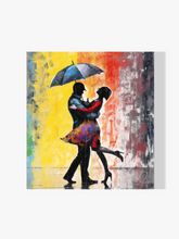 Tanzen im Regen - Malen nach Zahlen