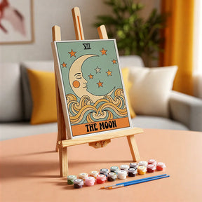 Malen nach Zahlen - 6 Mini-Gemälde | Tarot Vibe Kollektion
