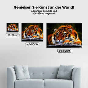 Tiger - Malen nach Zahlen