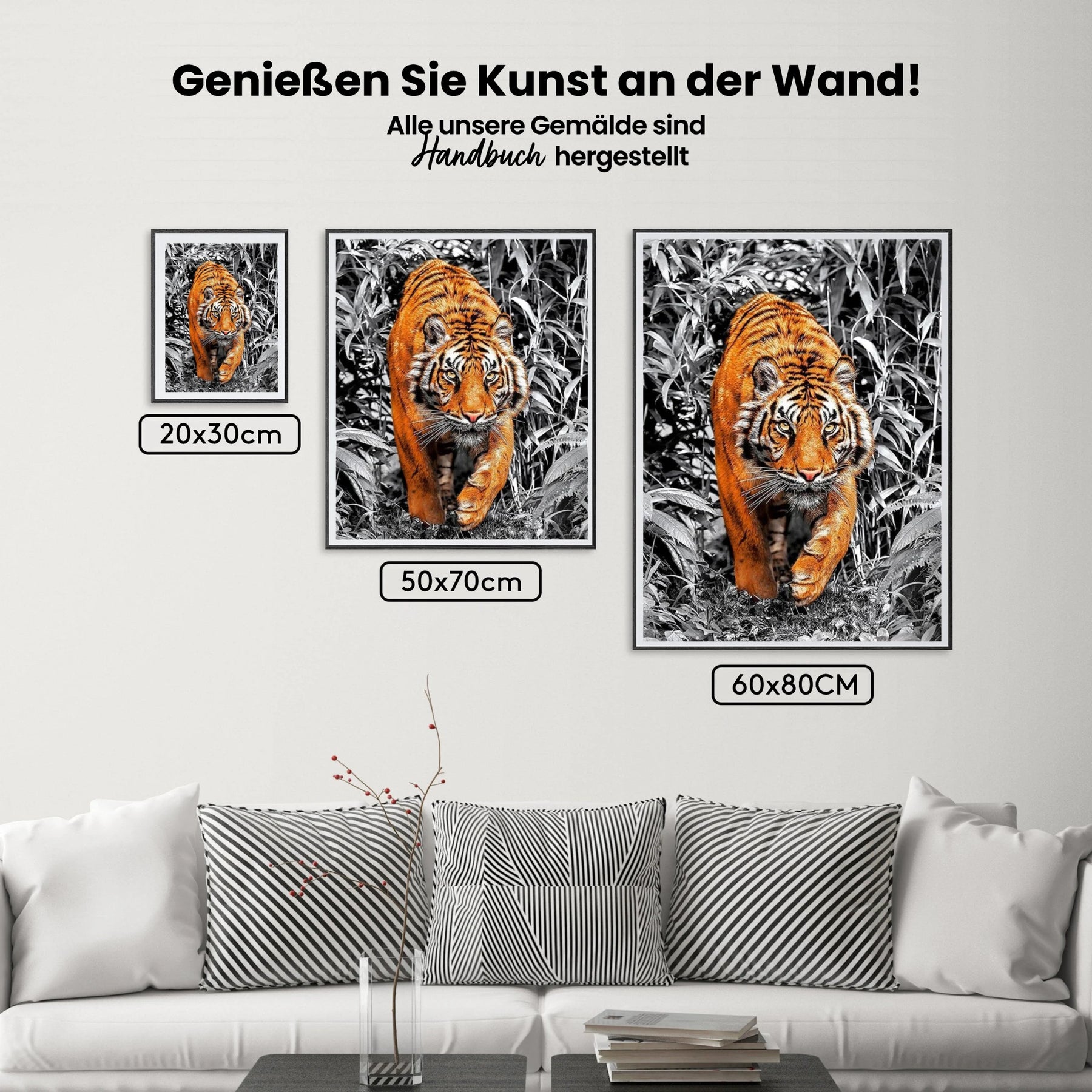 Tiger - Malen nach Zahlen