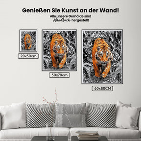 Tiger - Malen nach Zahlen