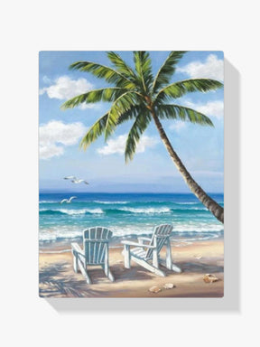 Tropischer Strand - Malen nach Zahlen