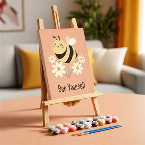 Malen nach Zahlen - 6 Mini-Gemälde | Verspielte Gartenparty
