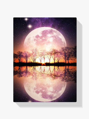 Vollmond - Malen nach Zahlen