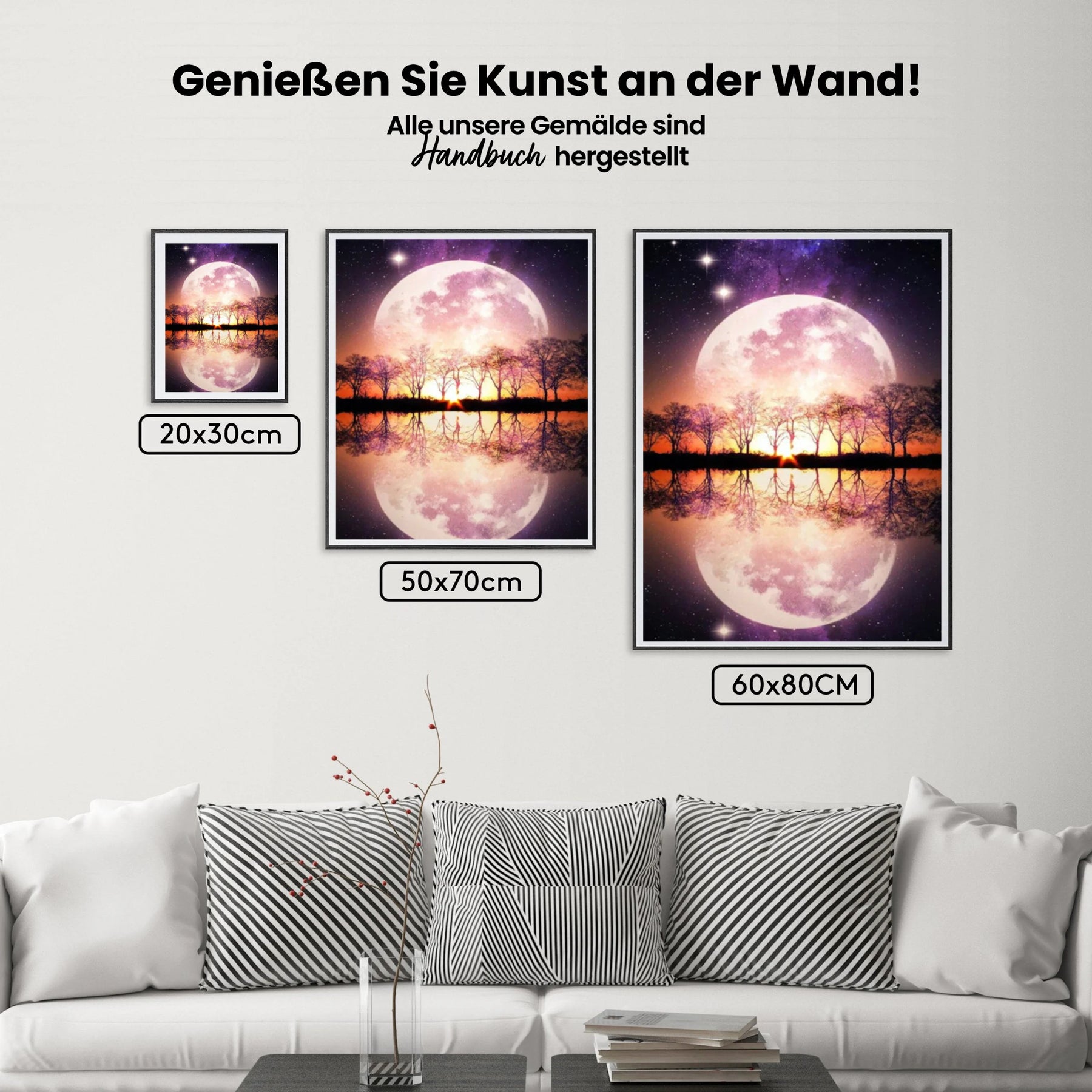 Vollmond - Malen nach Zahlen