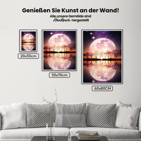 Vollmond - Malen nach Zahlen