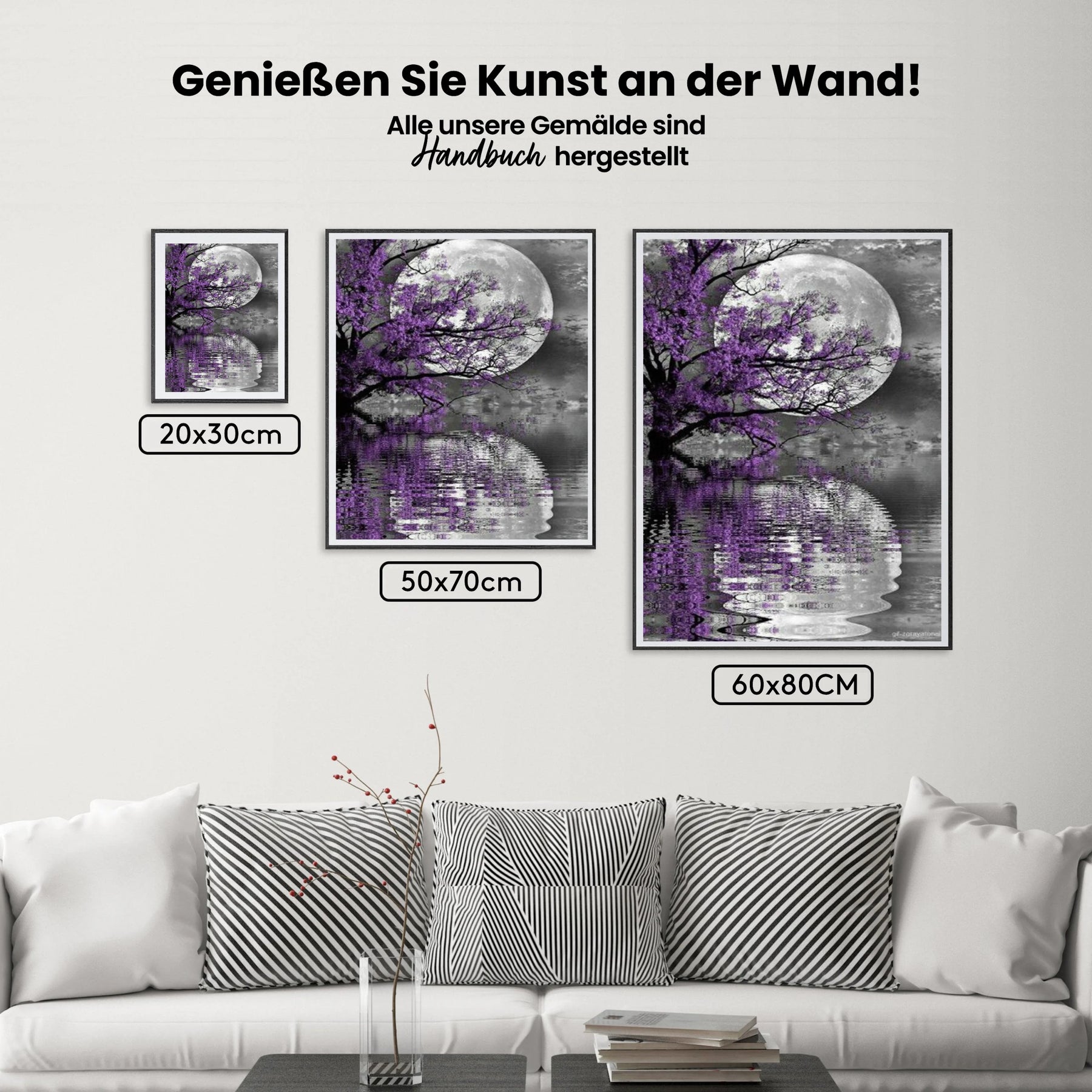 Vollmond - Malen nach Zahlen