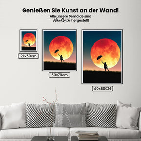 Vollmond - Malen nach Zahlen