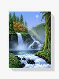 Wasserfall - Malen nach Zahlen
