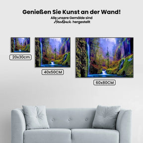 Wasserfall - Malen nach Zahlen