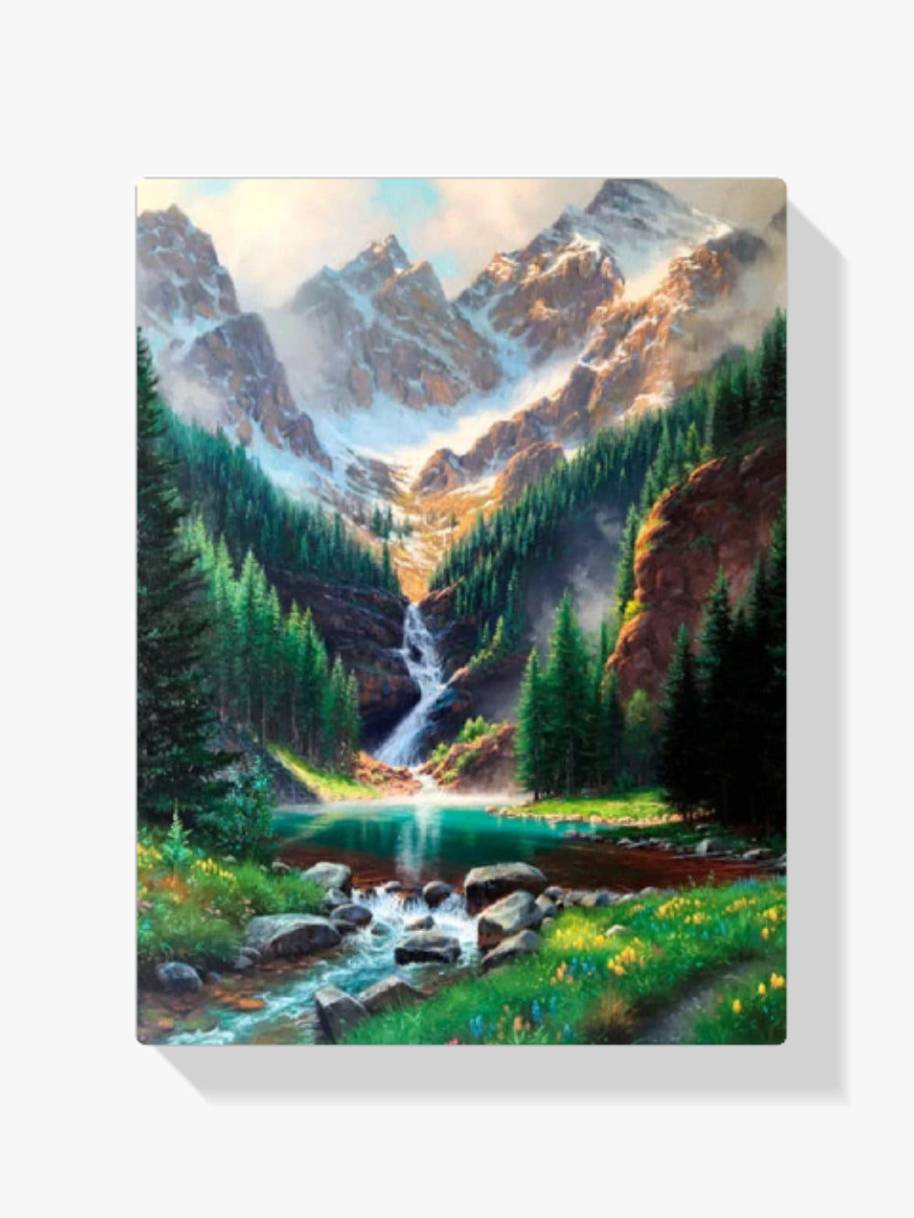 Wasserfall - Malen nach Zahlen