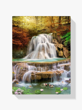 Wasserfall | Großformat - Malen nach Zahlen