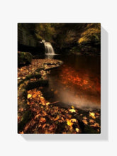 Wasserfall in Herfstig Bos - Malen nach Zahlen