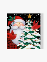 Weihnachtsmann Cartoon - Malen nach Zahlen