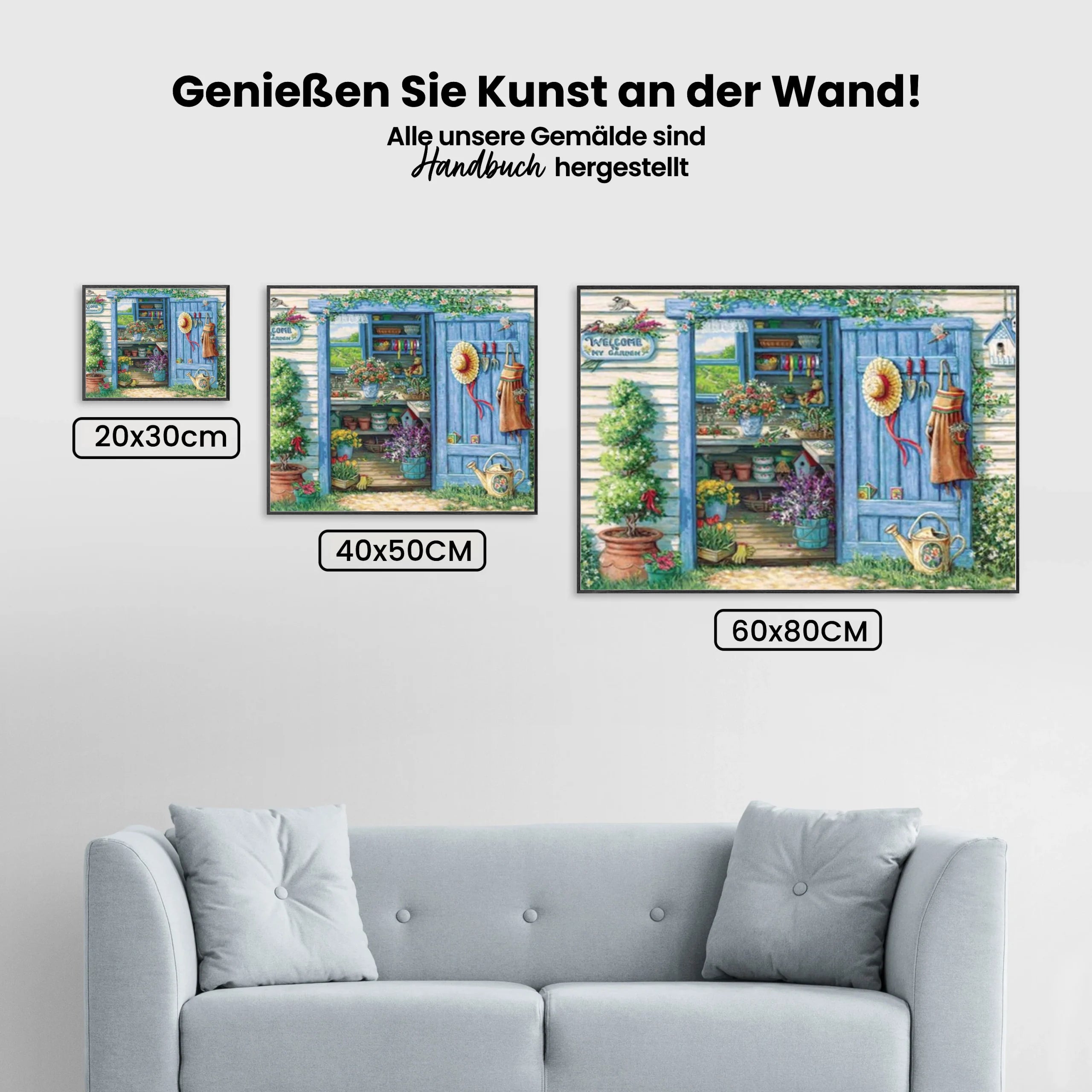 Welcome My Garden - Malen nach Zahlen