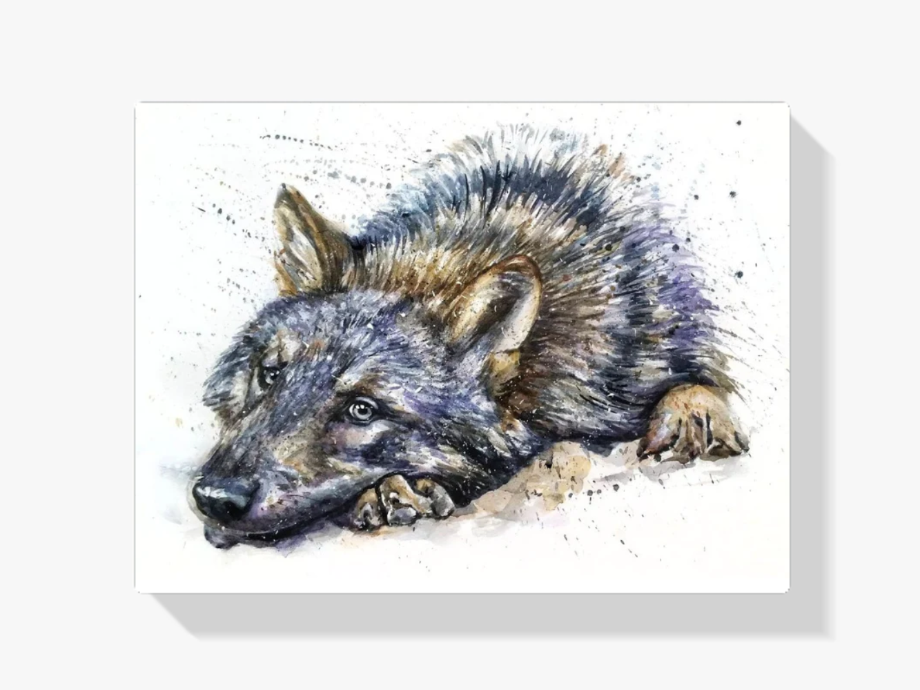 Wolf - Malen nach Zahlen