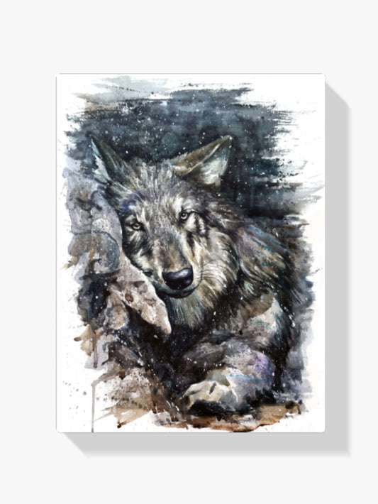 Wolf - Malen nach Zahlen